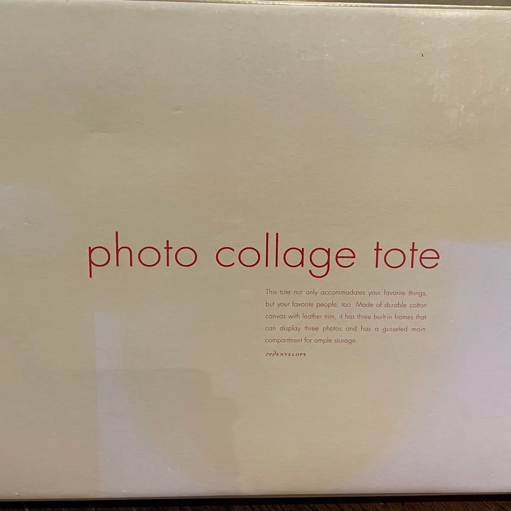 NWT Photo Collage Tote Bag - Picture 4 of 5